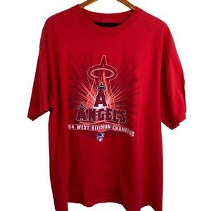 Anaheim Angels 2004 West Division Champions MLB Men's T-Shirt Size